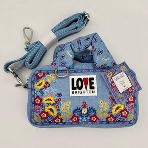 Brighton Love Bandana Crossbody Top Handle Mini Bag